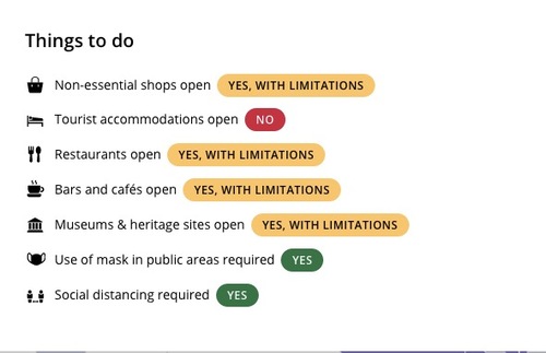 Detail from United Airlines Site
