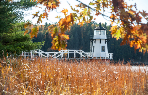 Doubling Point Light, Arrowsic, Maine