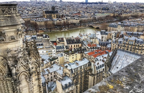 View from Notre Dame